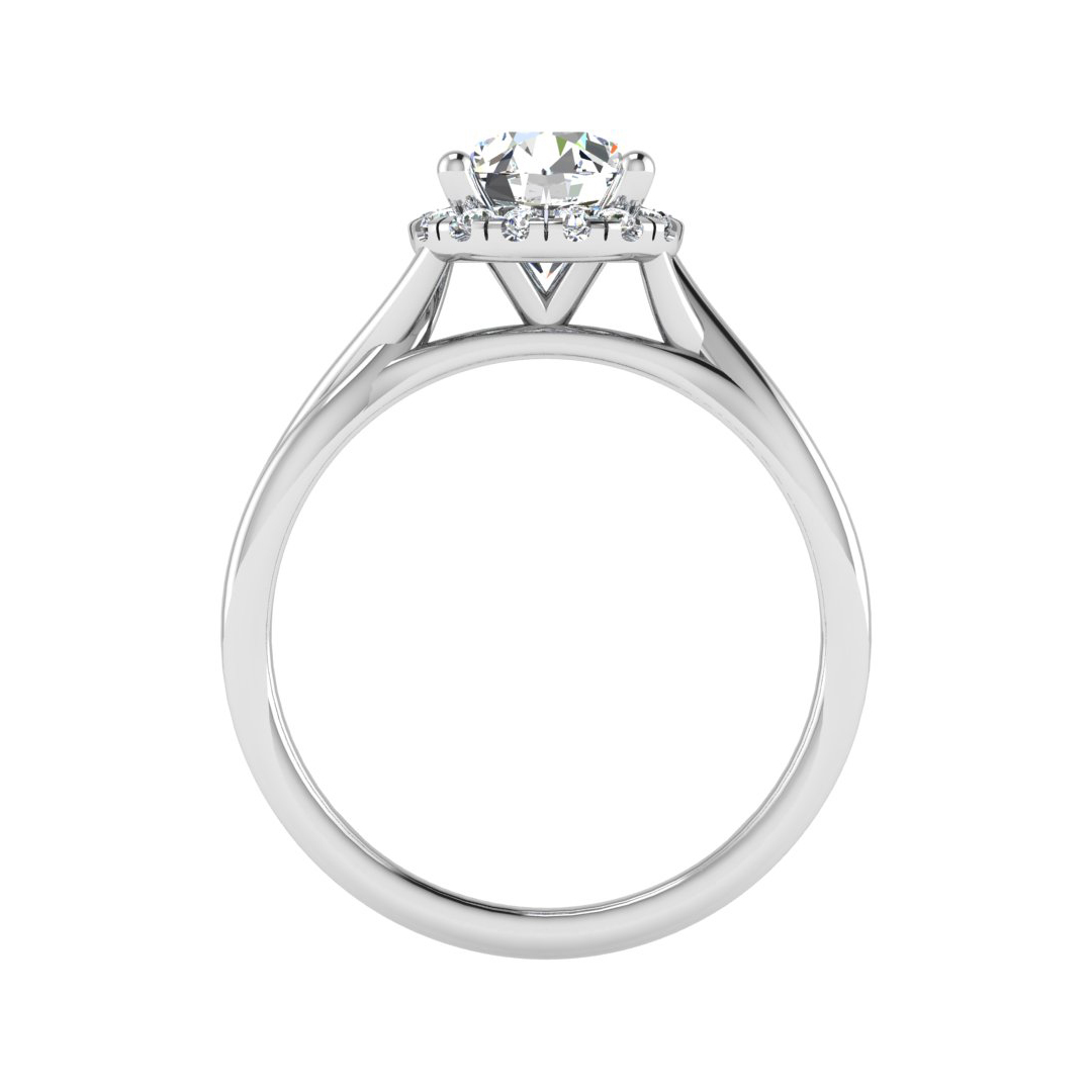 Korman Signature Adaline Halo Engagement Ring Setting